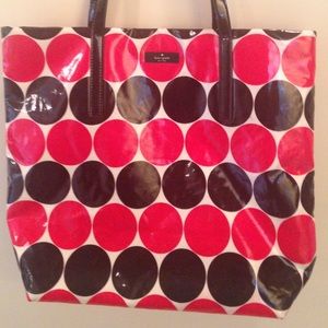 Kate Spade Red, White and Black Tote